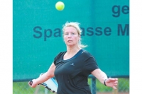 Spitzenspielerin Silke Fischer holte den einzigen Punkt für das Verbandsliga-Team aus Telgte - Foto: Biniossek