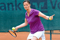 Anja Schlenker hielt den Druck in ihrem Einzel bis zum letzten Ballwechsel hoch. Foto: Aumüller