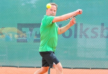 Miguel Lück verlor im Doppel mit Marc Brüggemann 11:13 im Match-Tiebreak. - Foto: Aumüller WN