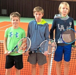 v.l. Laurits Thelen, Luca Samel, Mats Müller