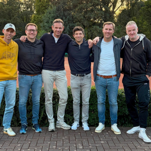 Herren 40, von links nach rechts: Stefan Klein-Ridder, André Gausmann, Dominik Roggenkamp, Antonio Marinaccio, Peter Sauvigny, Matthias Strohmann